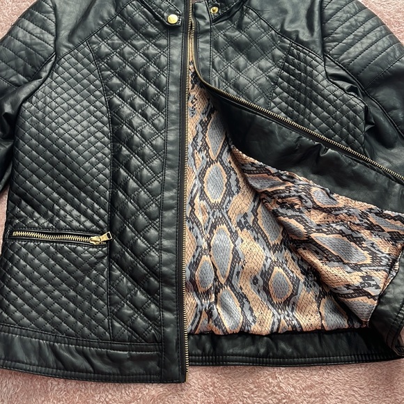 Faux Leather Jacket - Picture 4 of 6